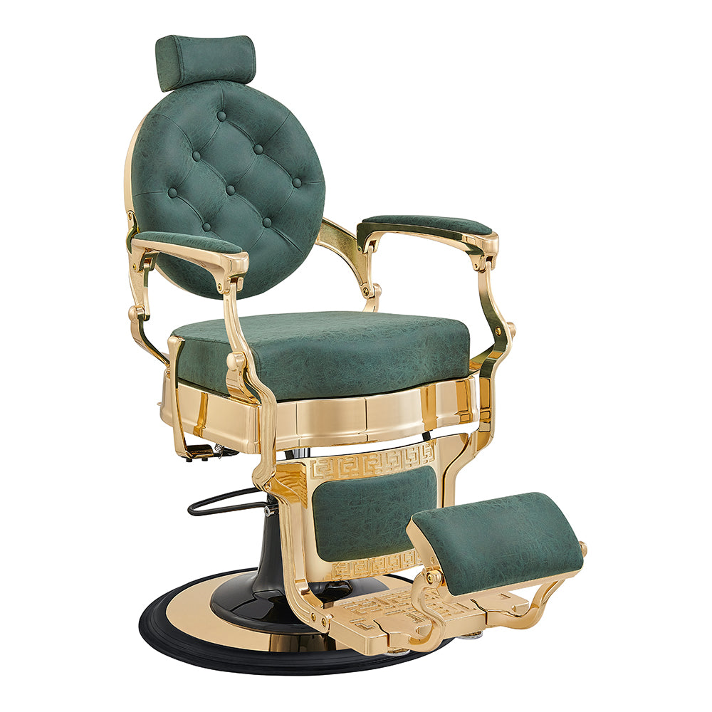 Princeton Vintage Luxury Gold Barber Chair
