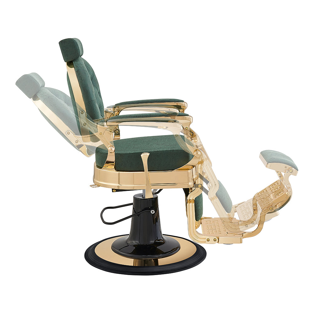 Princeton Vintage Luxury Gold Barber Chair