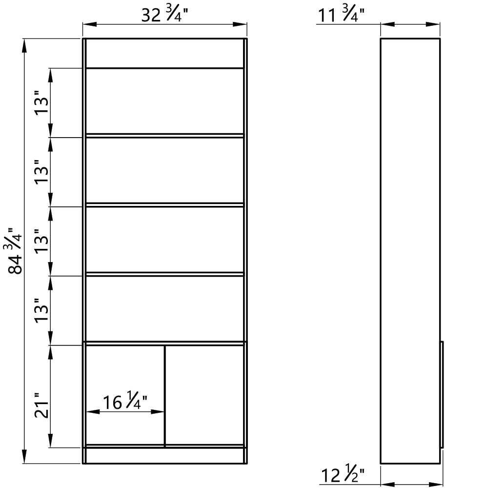 Showcase LED Retail Display Cabinet - Modern Retail Shelving