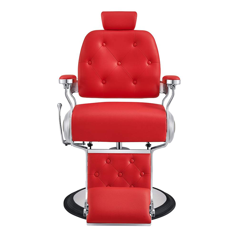 Titan red barber hair chair