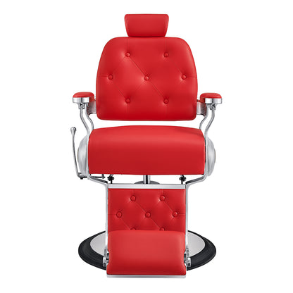 Titan red barber hair chair
