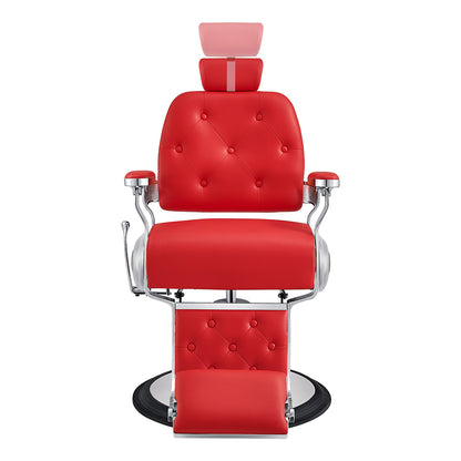 Titan red barber hair chair