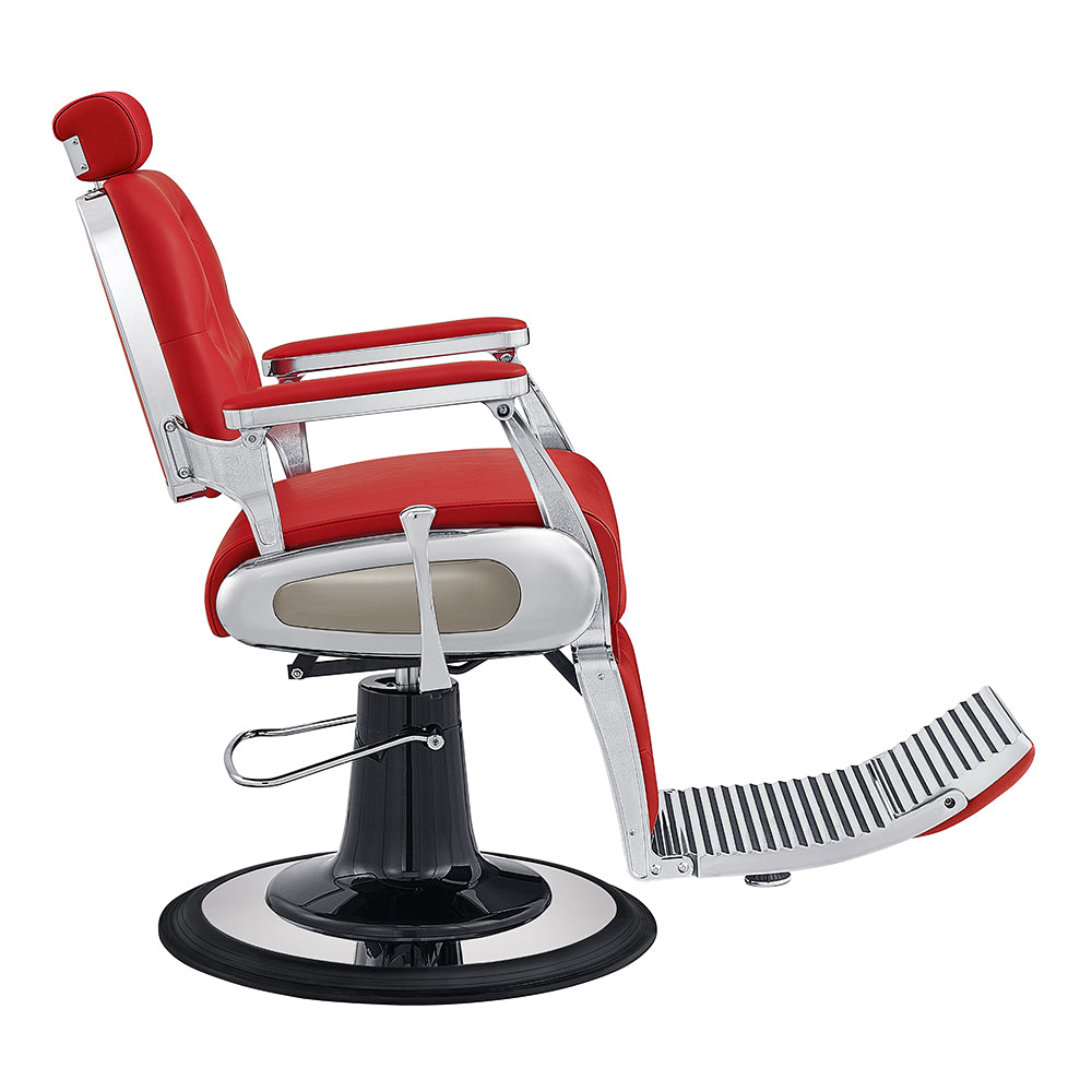 Titan red barber hair chair