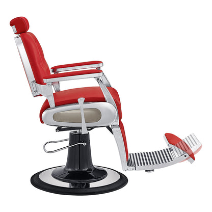 Titan red barber hair chair