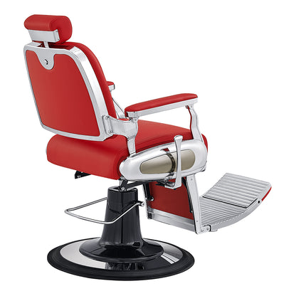 Titan red barber hair chair