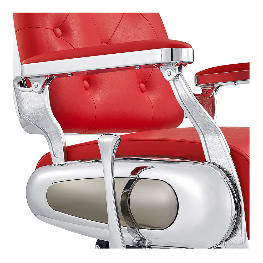 Titan red barber hair chair
