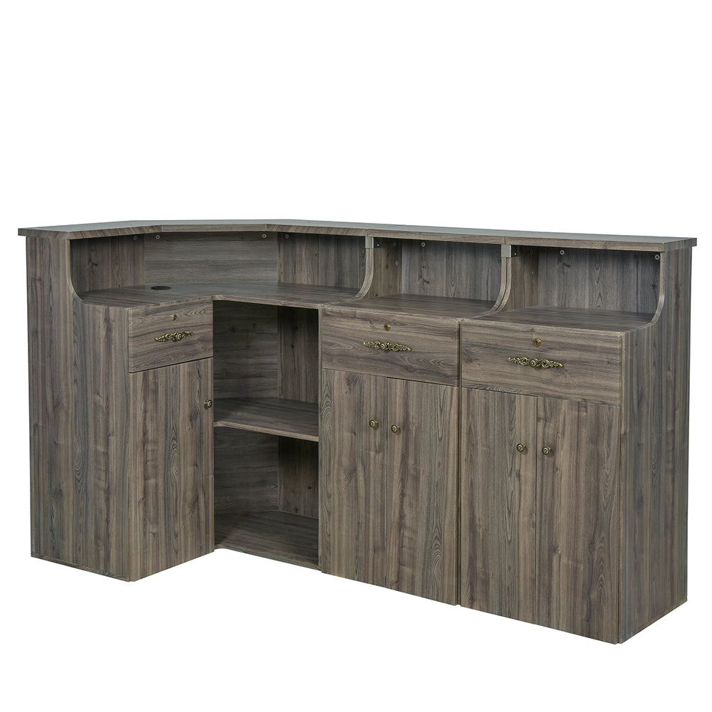 Valencia Combination Antique Reception Counter Desk