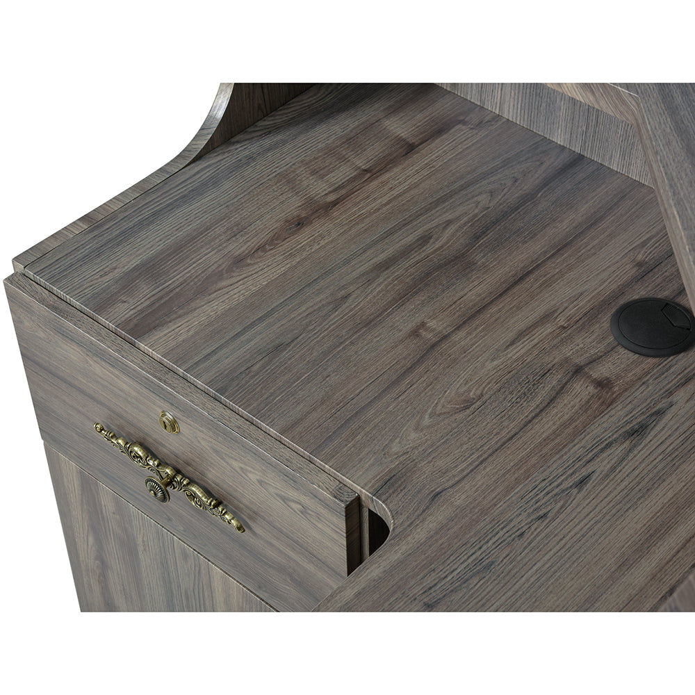 Valencia Combination Antique Reception Counter Desk