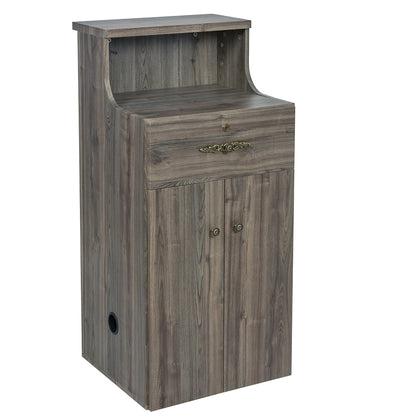 Valencia Small Rustic Reception Desk