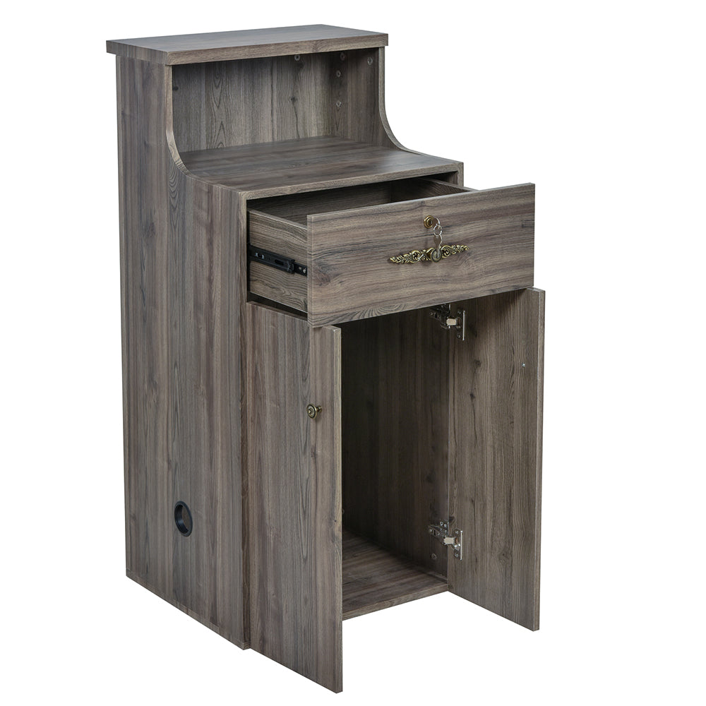 Valencia Small Rustic Reception Desk