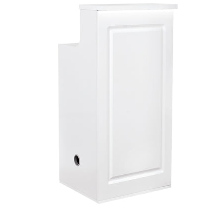 Valencia Small White Reception Desk