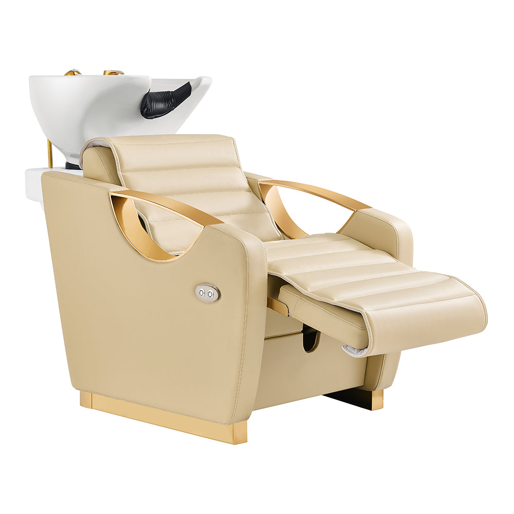 Victoria Gold Electric Shampoo Bowl and Chair