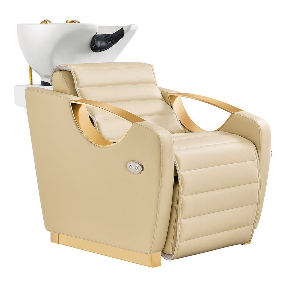 Victoria Gold Electric Shampoo Bowl and Chair