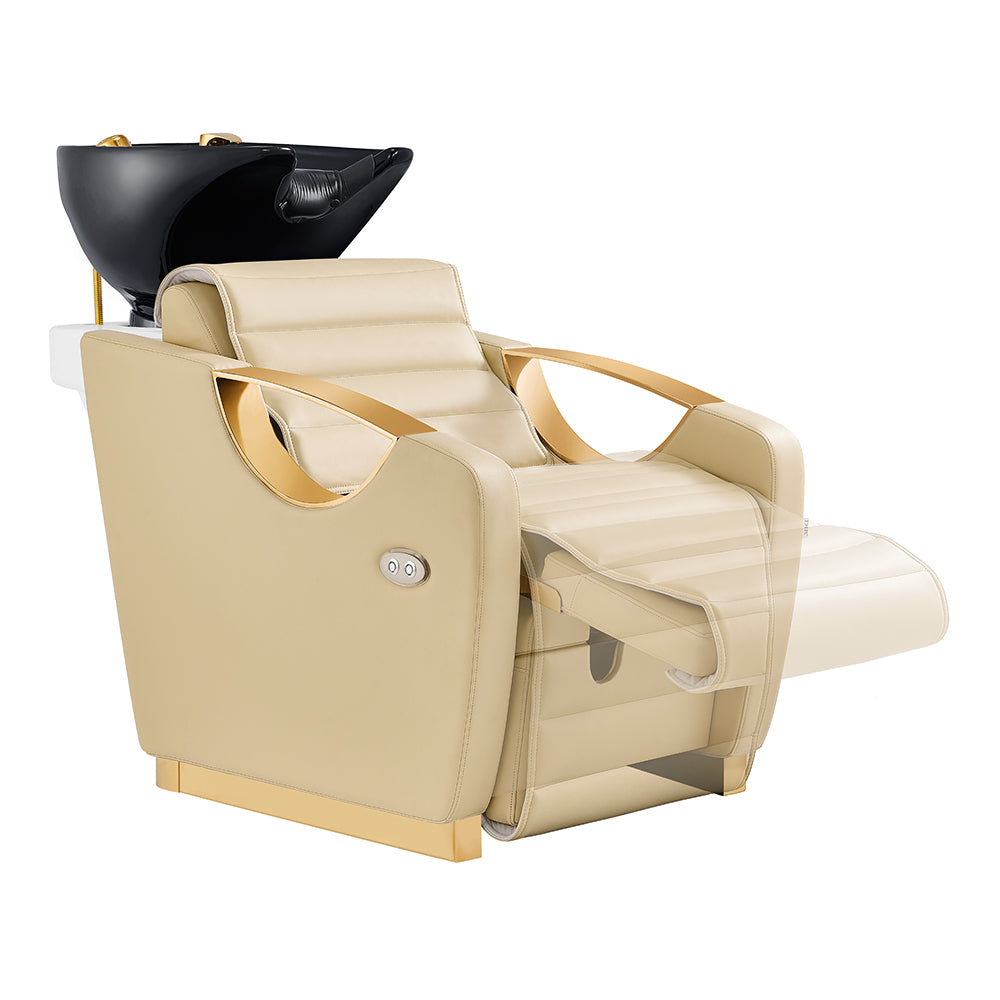 Victoria Gold Electric Shampoo Bowl and Chair